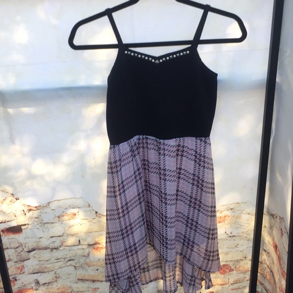 Sally M Girl’s High-Low 2-Piece Dress and Button-Up Shirt Set - Picture 4 of 14